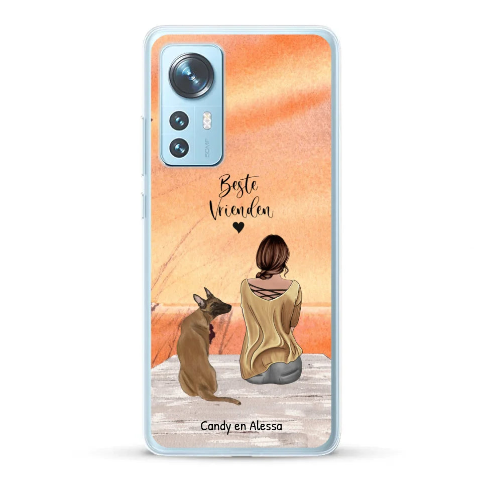 Onderweg met huisdier - Gepersonaliseerd Telefoonhoesje