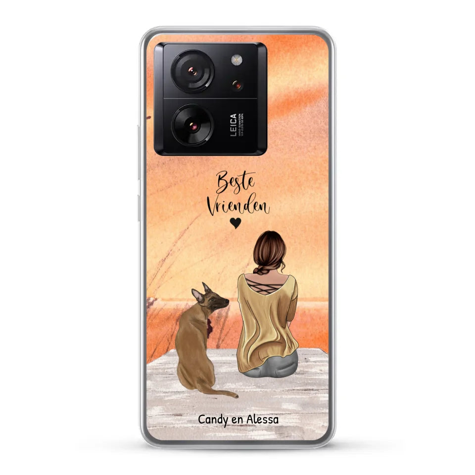Onderweg met huisdier - Gepersonaliseerd Telefoonhoesje