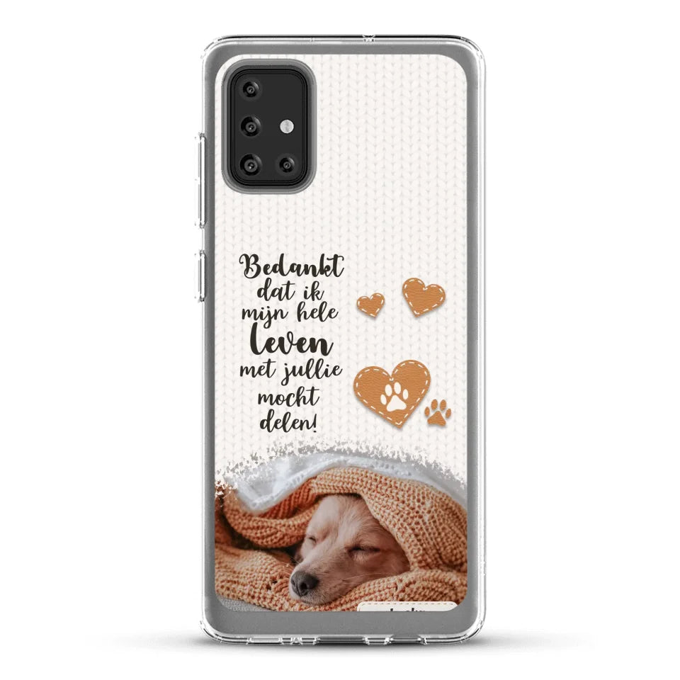 Bedankt - Gepersonaliseerd Telefoonhoesje