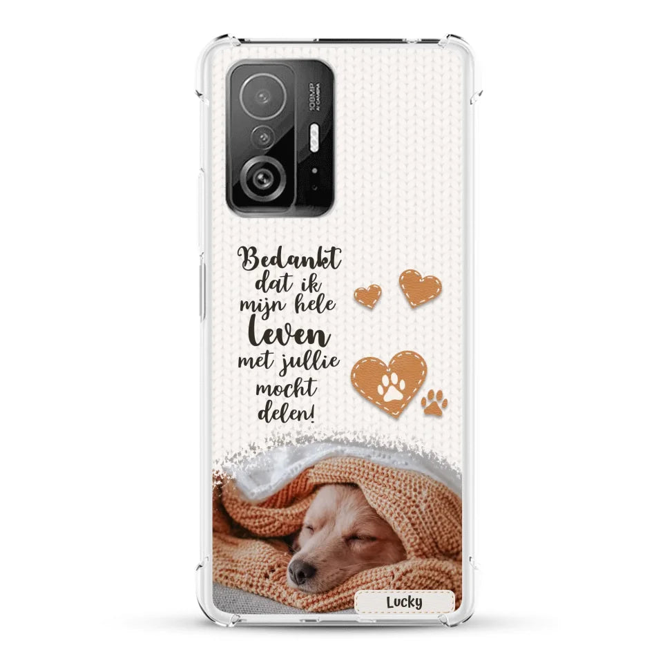 Bedankt - Gepersonaliseerd Telefoonhoesje