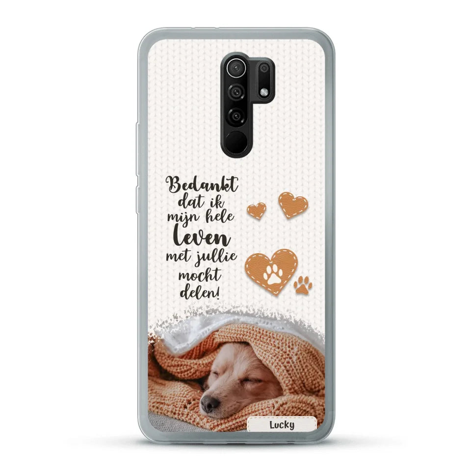 Bedankt - Gepersonaliseerd Telefoonhoesje