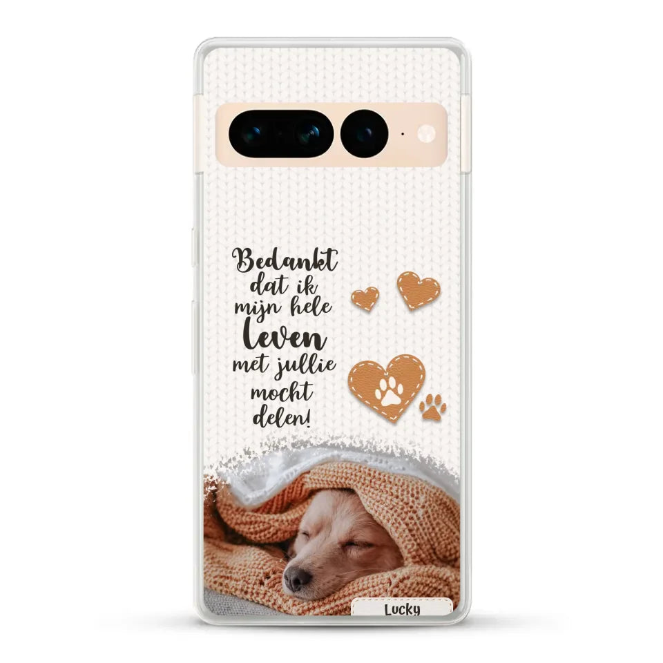 Bedankt - Gepersonaliseerd Telefoonhoesje