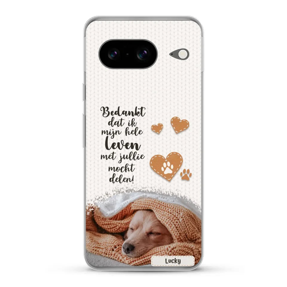 Bedankt - Gepersonaliseerd Telefoonhoesje