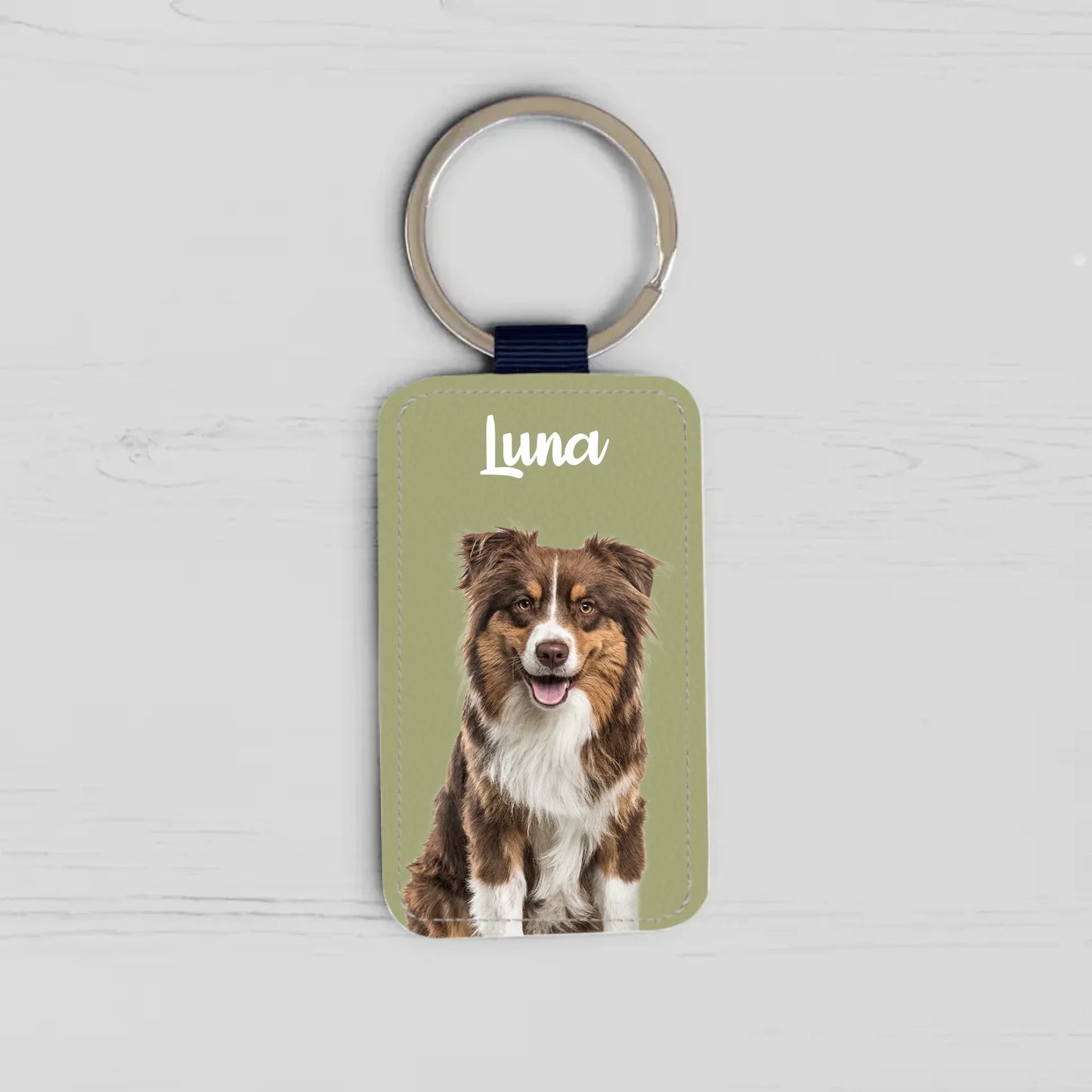 Huisdier portret - Gepersonalliseerde sleutelhanger