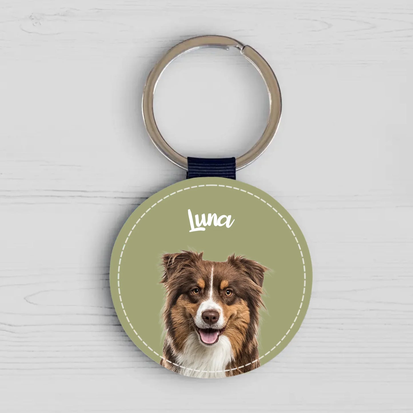 Huisdier portret - Gepersonalliseerde sleutelhanger
