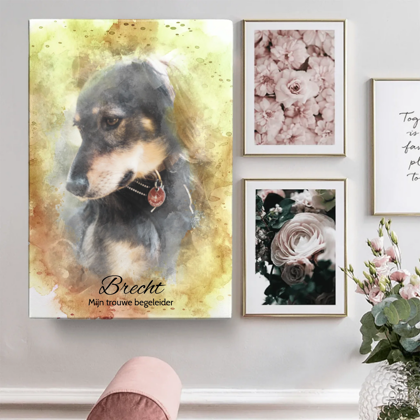 Aquarellen - Gepersonaliseerde canvas