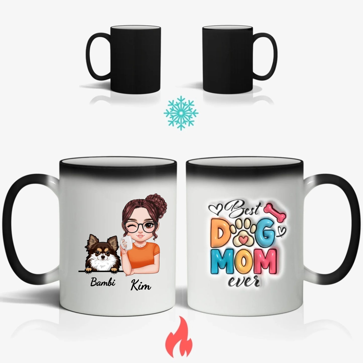 Best Pet Mom (3D look) - Gepersonaliseerde Mok