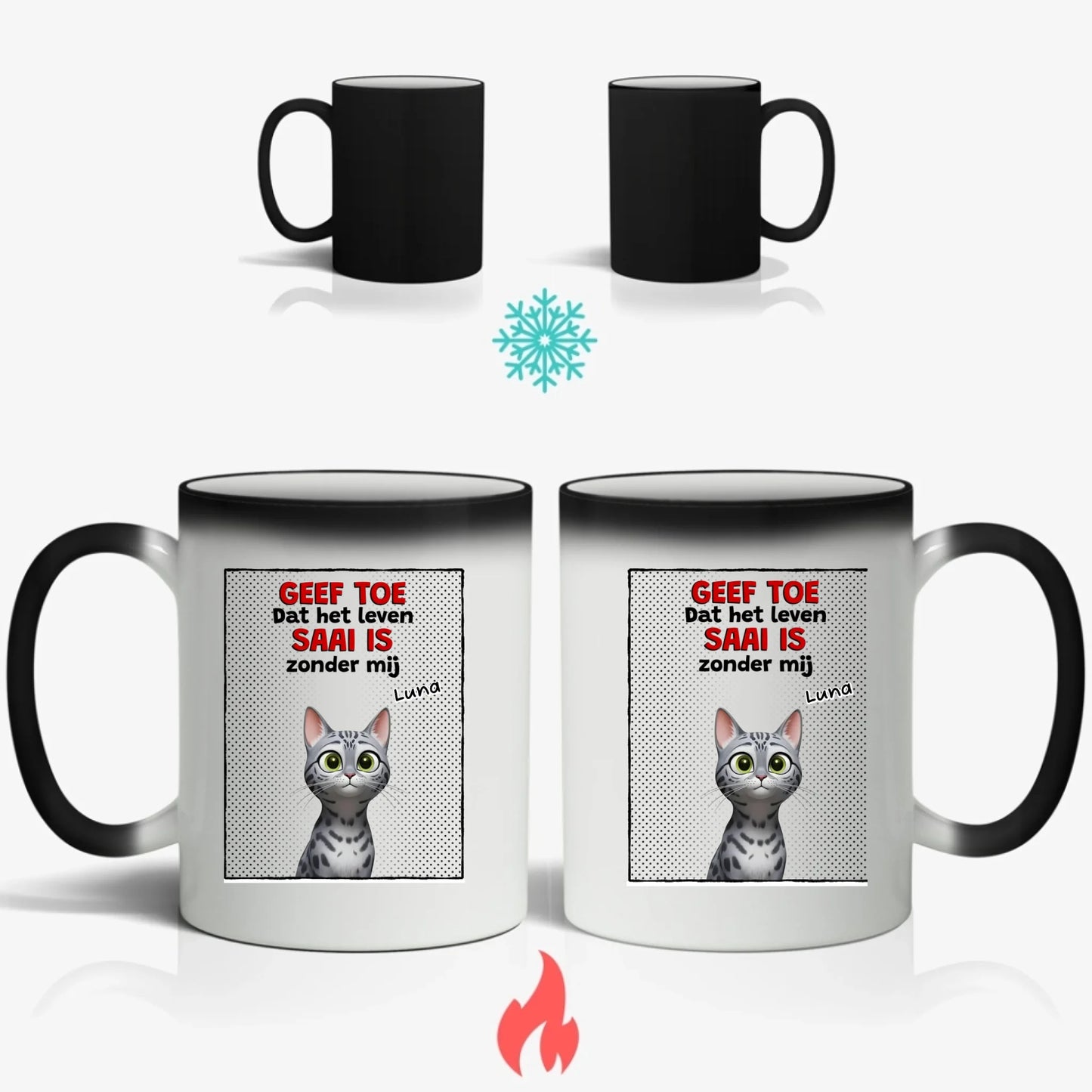 Saai zonder mij - Gepersonaliseerde mok