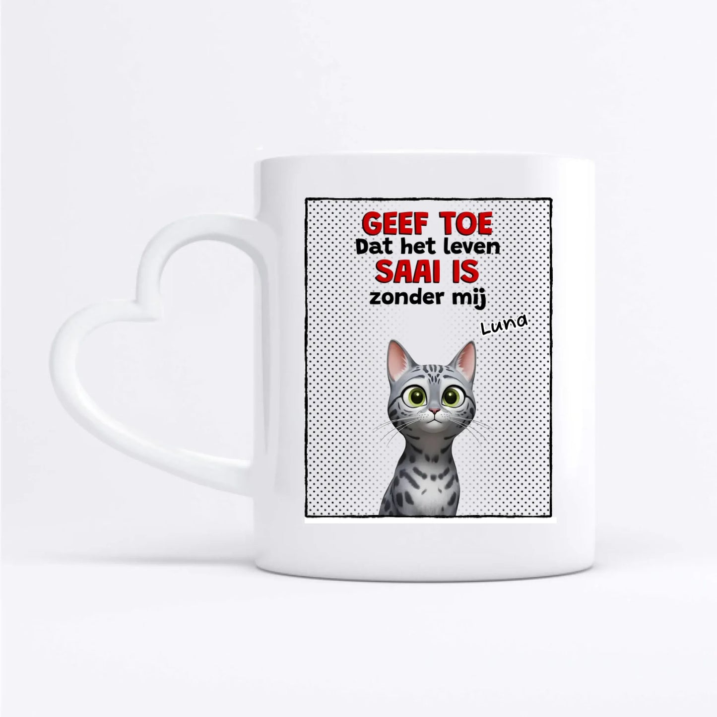 Saai zonder mij - Gepersonaliseerde mok