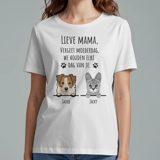 Vergeet Moederdag - Gepersonaliseerde T-Shirt