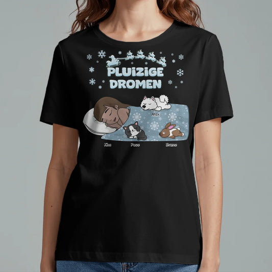 Pluizige Dromen - Gepersonaliseerde T-Shirt
