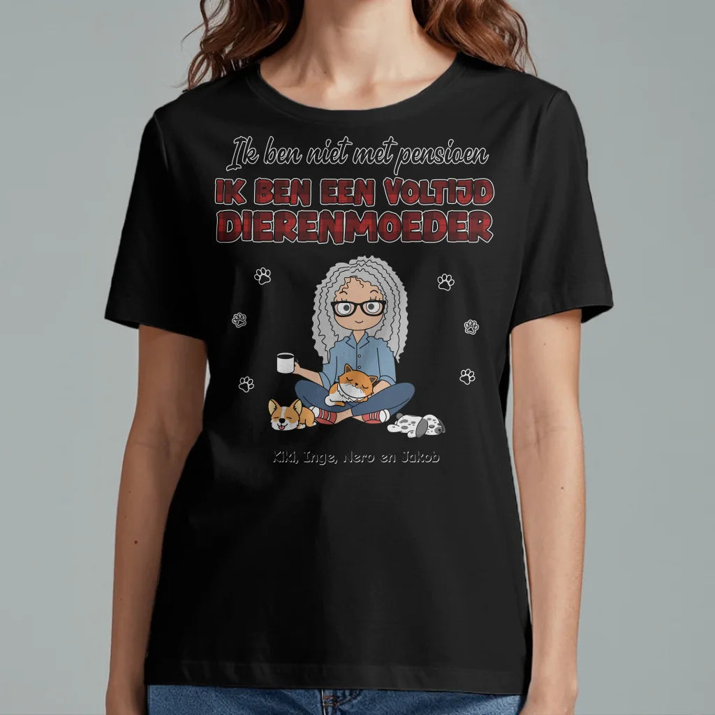 Voltijd huisdierouders - Gepersonaliseerde T-Shirt