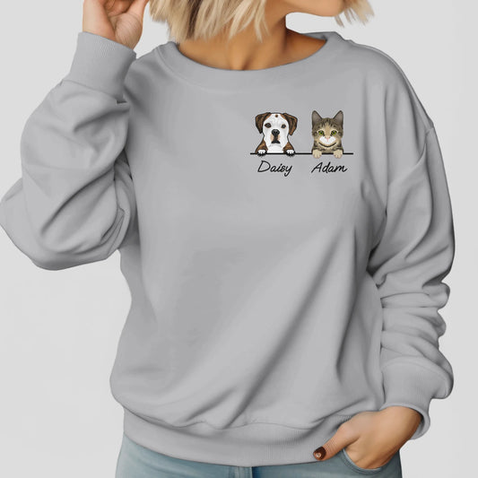Spionerende Huisdieren - Gepersonaliseerde sweatshirt