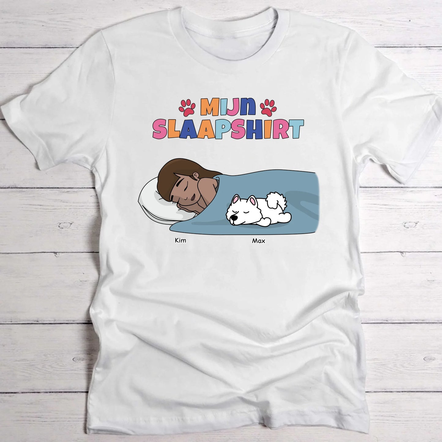 Mijn slaapshirt - Gepersonaliseerde T-Shirt