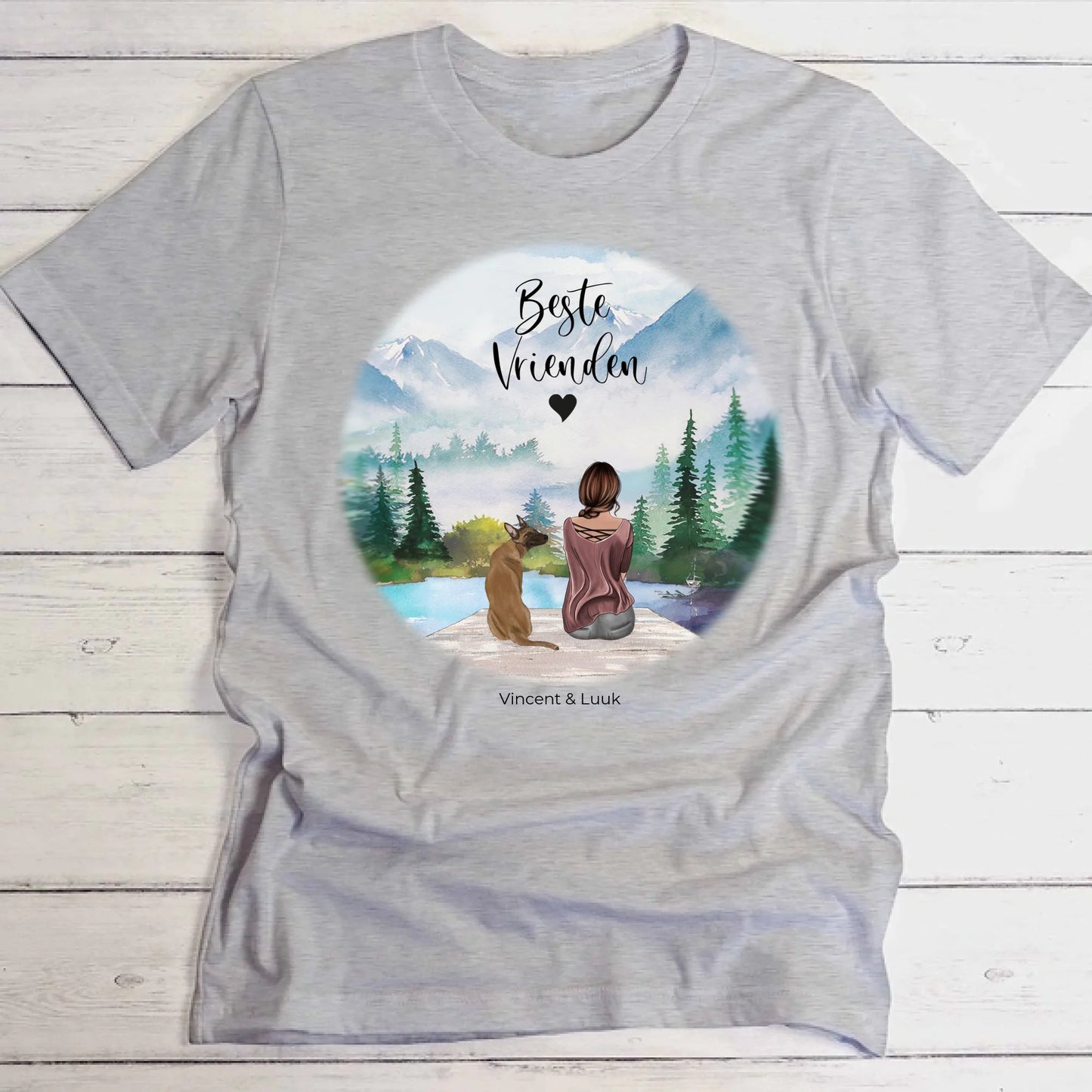 Onderweg met huisdieren - Gepersonaliseerde T-Shirt