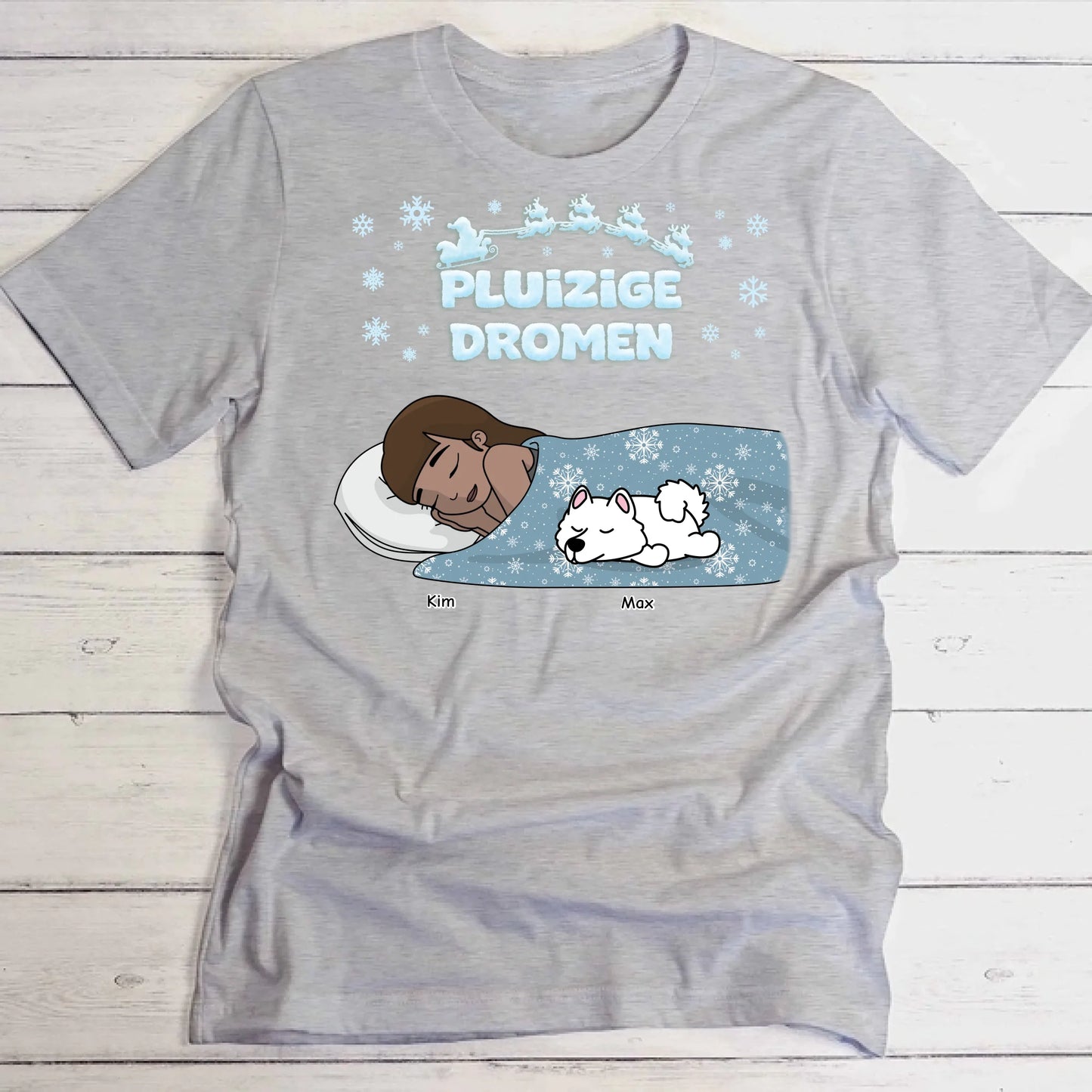 Pluizige Dromen - Gepersonaliseerde T-Shirt