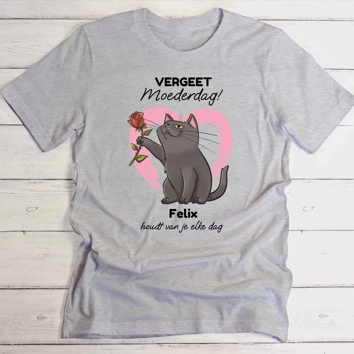Jouw kat houdt van jou - Gepersonaliseerde T-Shirt