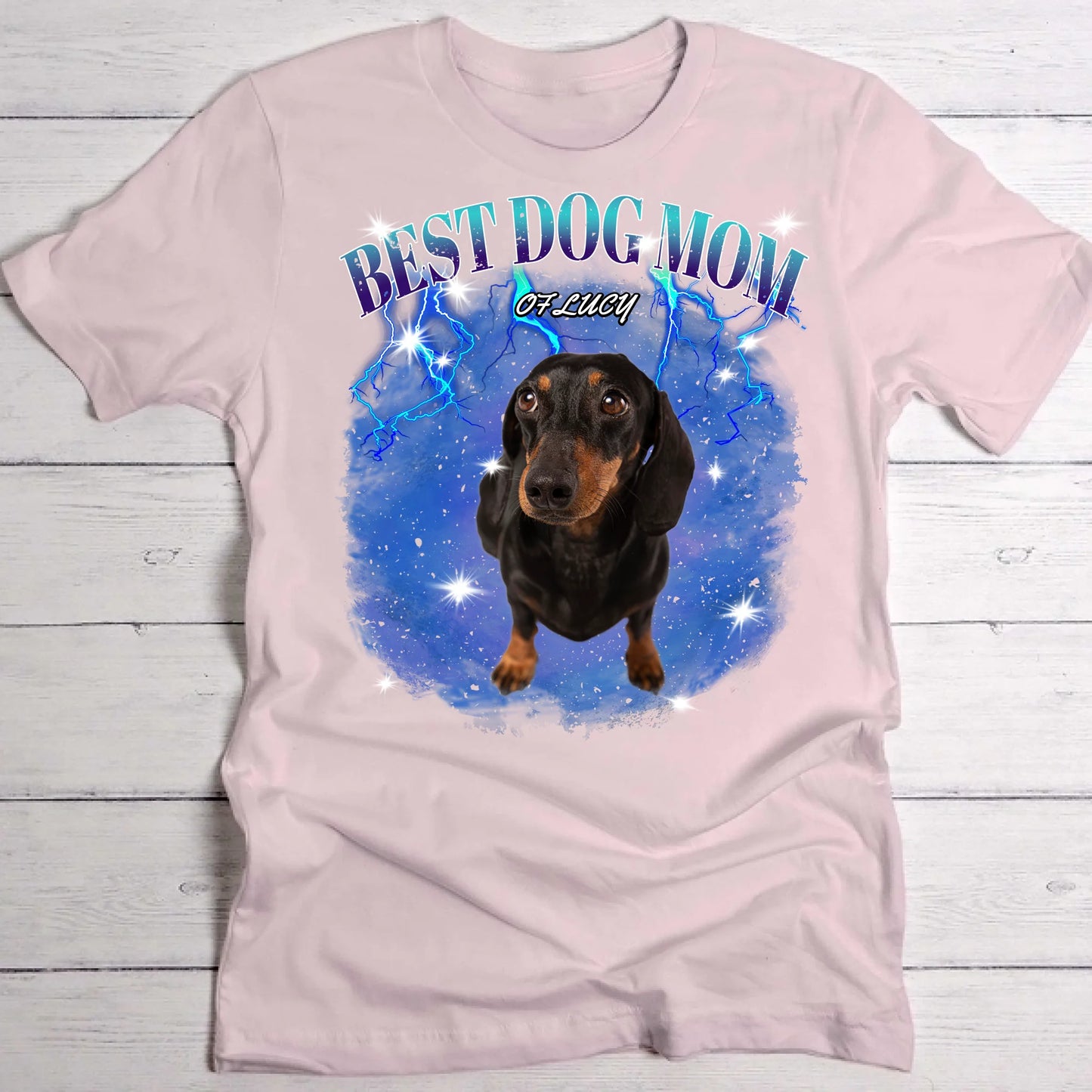 Jouw 90's foto - Gepersonaliseerd T-Shirt