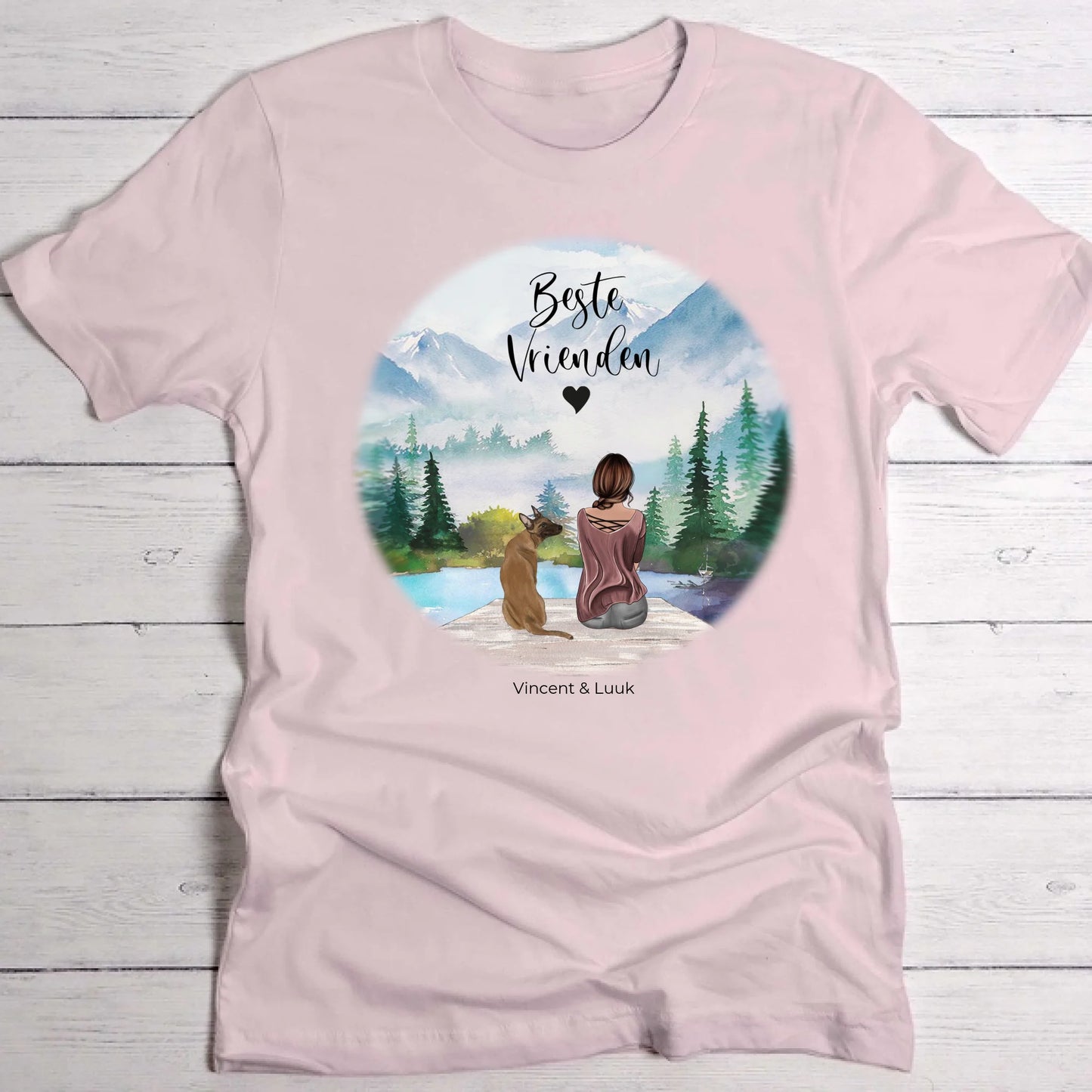 Onderweg met huisdieren - Gepersonaliseerde T-Shirt