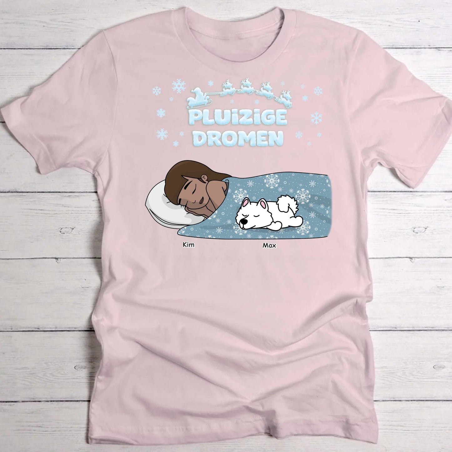Pluizige Dromen - Gepersonaliseerde T-Shirt