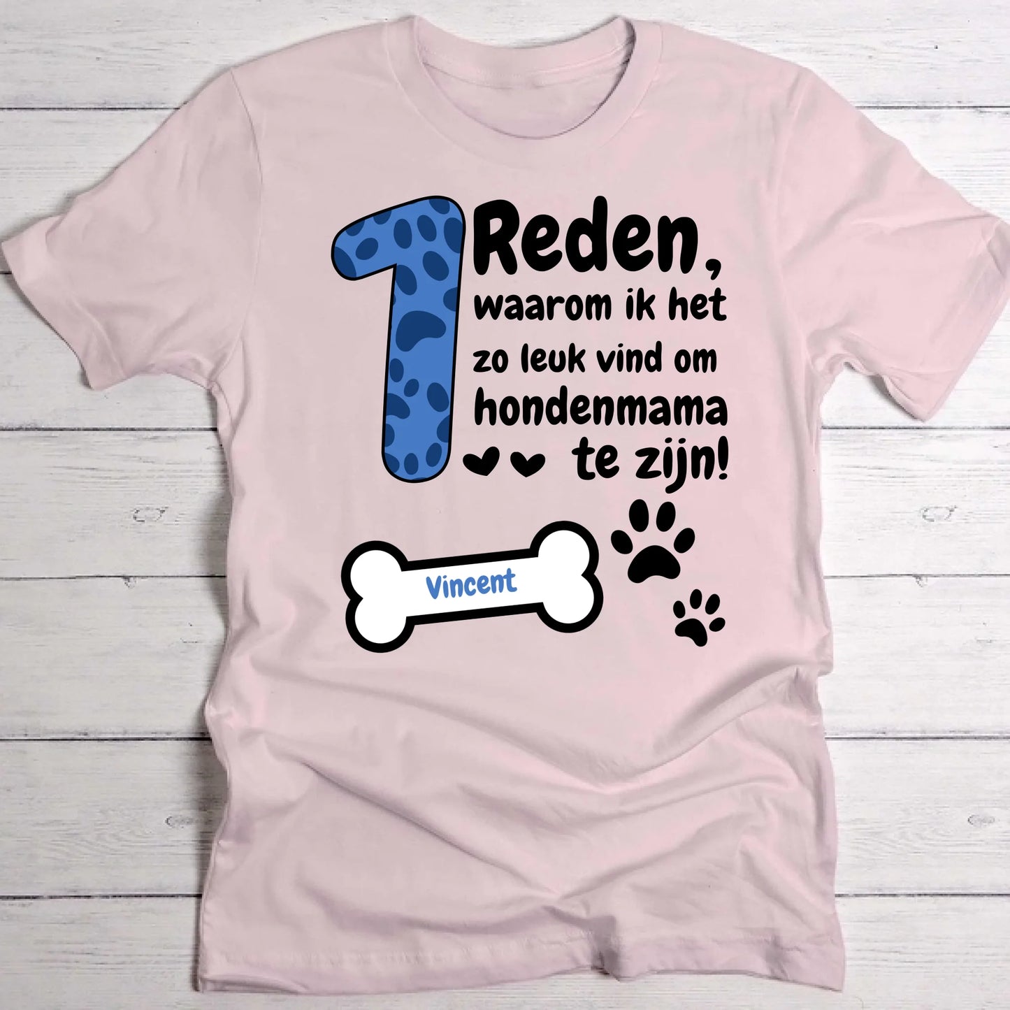 Redenen waarom ik een hondenmama ben - Gepersonaliseerde T-Shirt