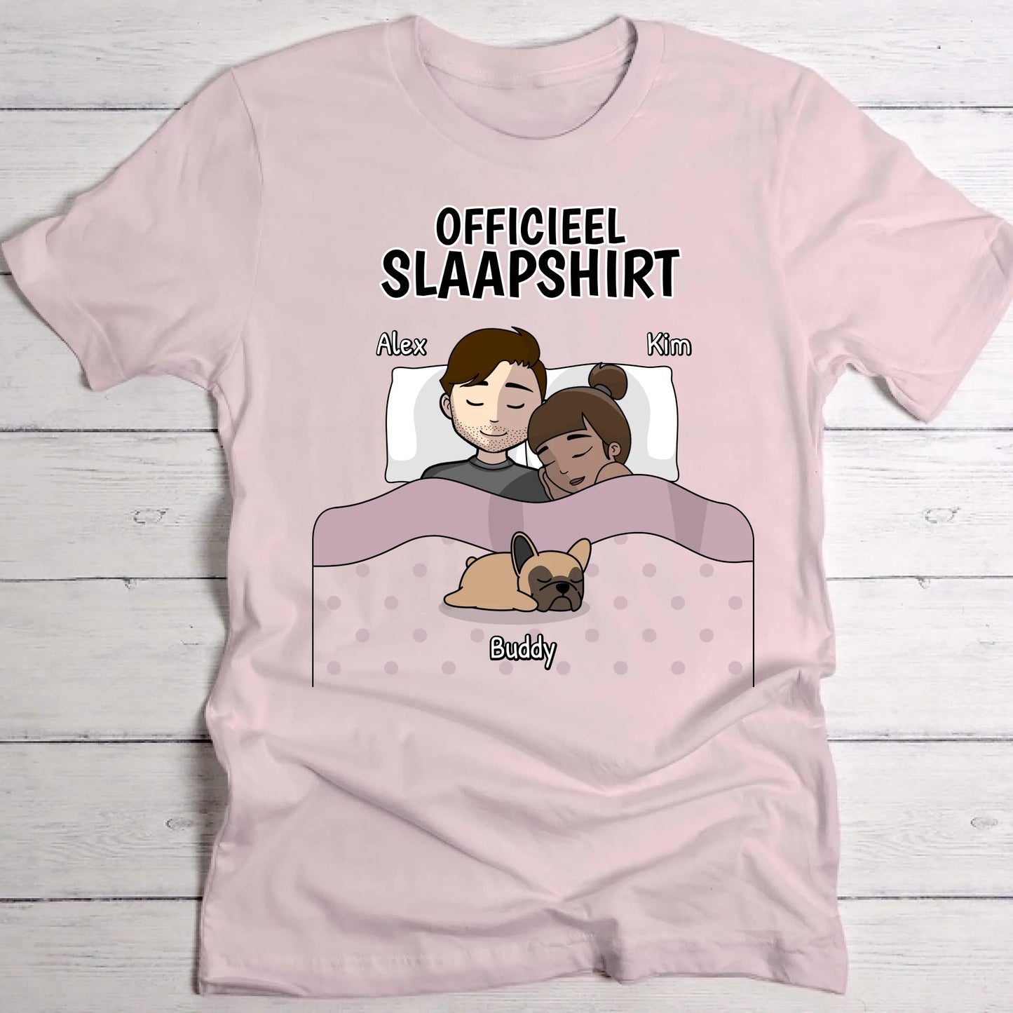Knuffeltijd met pluisneuzen - Gepersonaliseerd T-Shirt