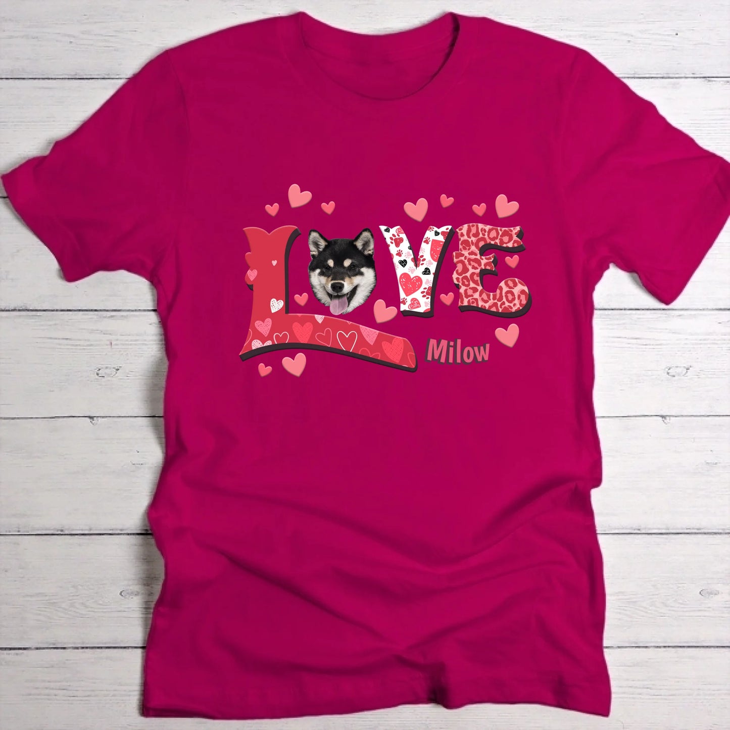 Love - Gepersonaliseerde T-Shirt
