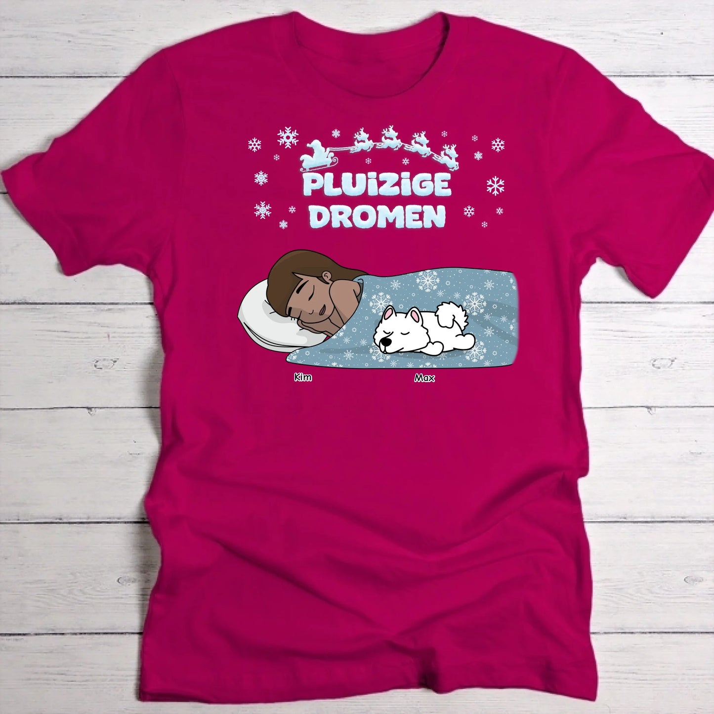Pluizige Dromen - Gepersonaliseerde T-Shirt