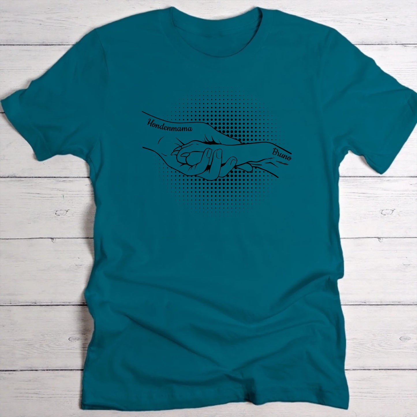 Hand en poot - Gepersonaliseerde T-Shirt
