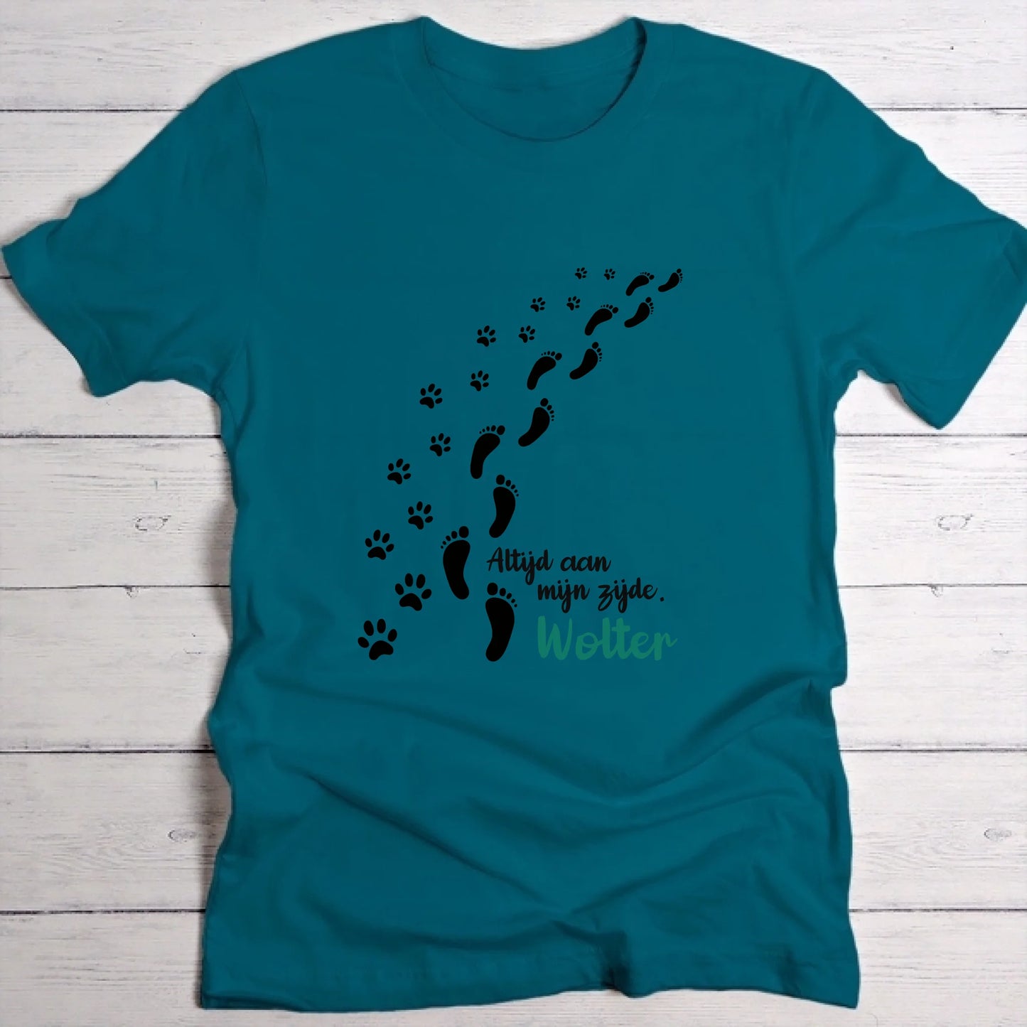 Altijd aan mijn zijde - Gepersonaliseerde T-Shirt