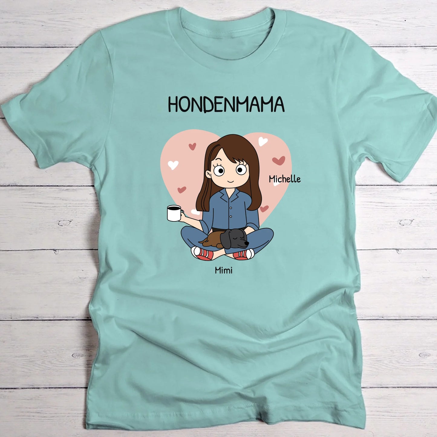 Pet parent - Gepersonaliseerde T-Shirt (Comic Style)