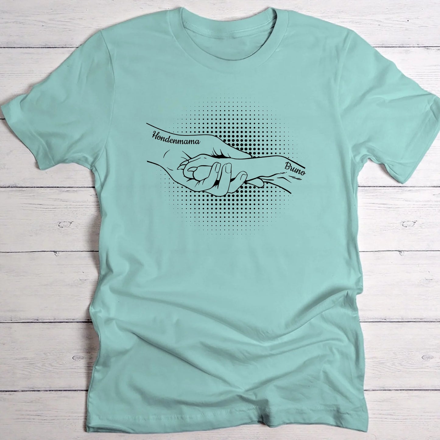 Hand en poot - Gepersonaliseerde T-Shirt