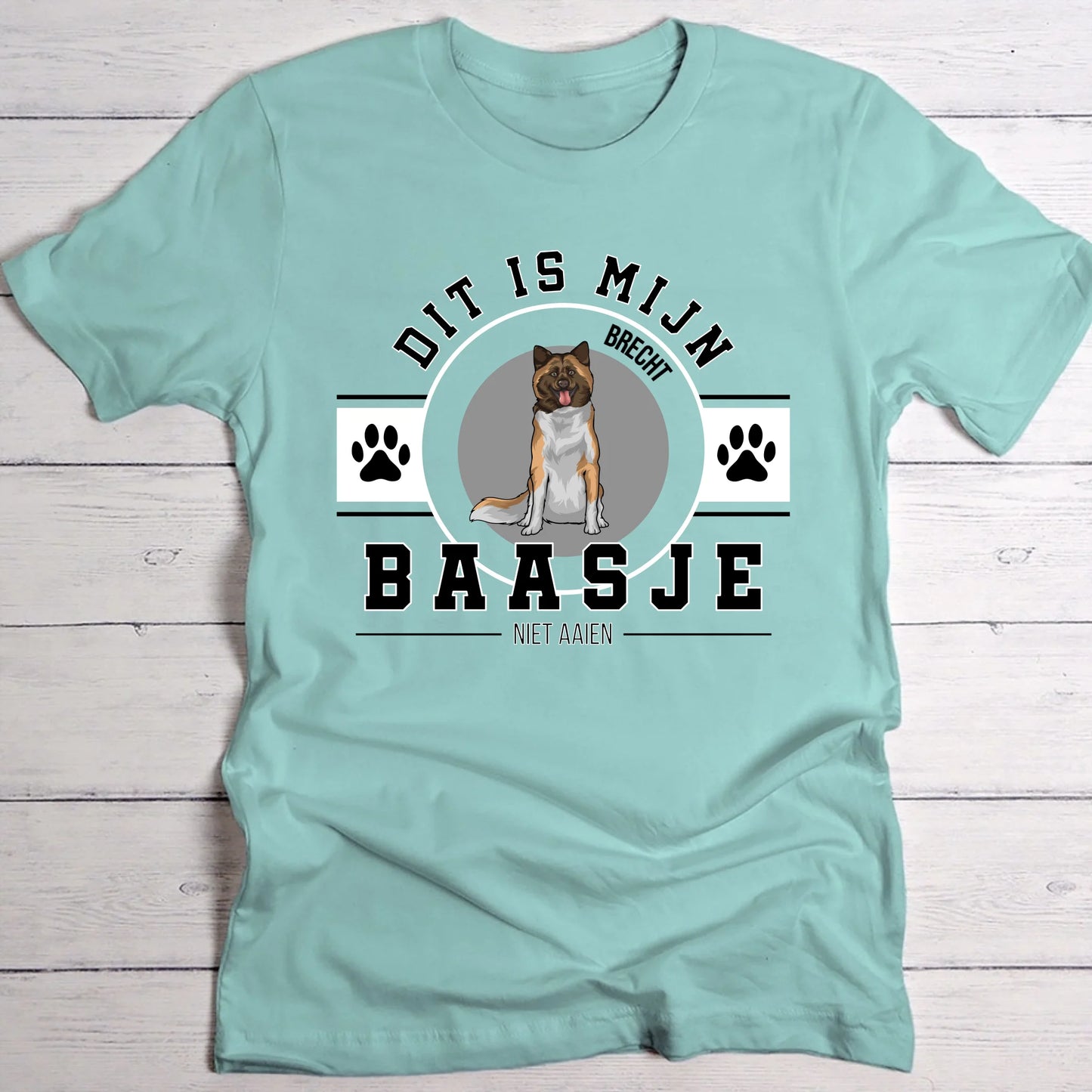 Dit is mijn baasje - Gepersonaliseerde T-Shirt