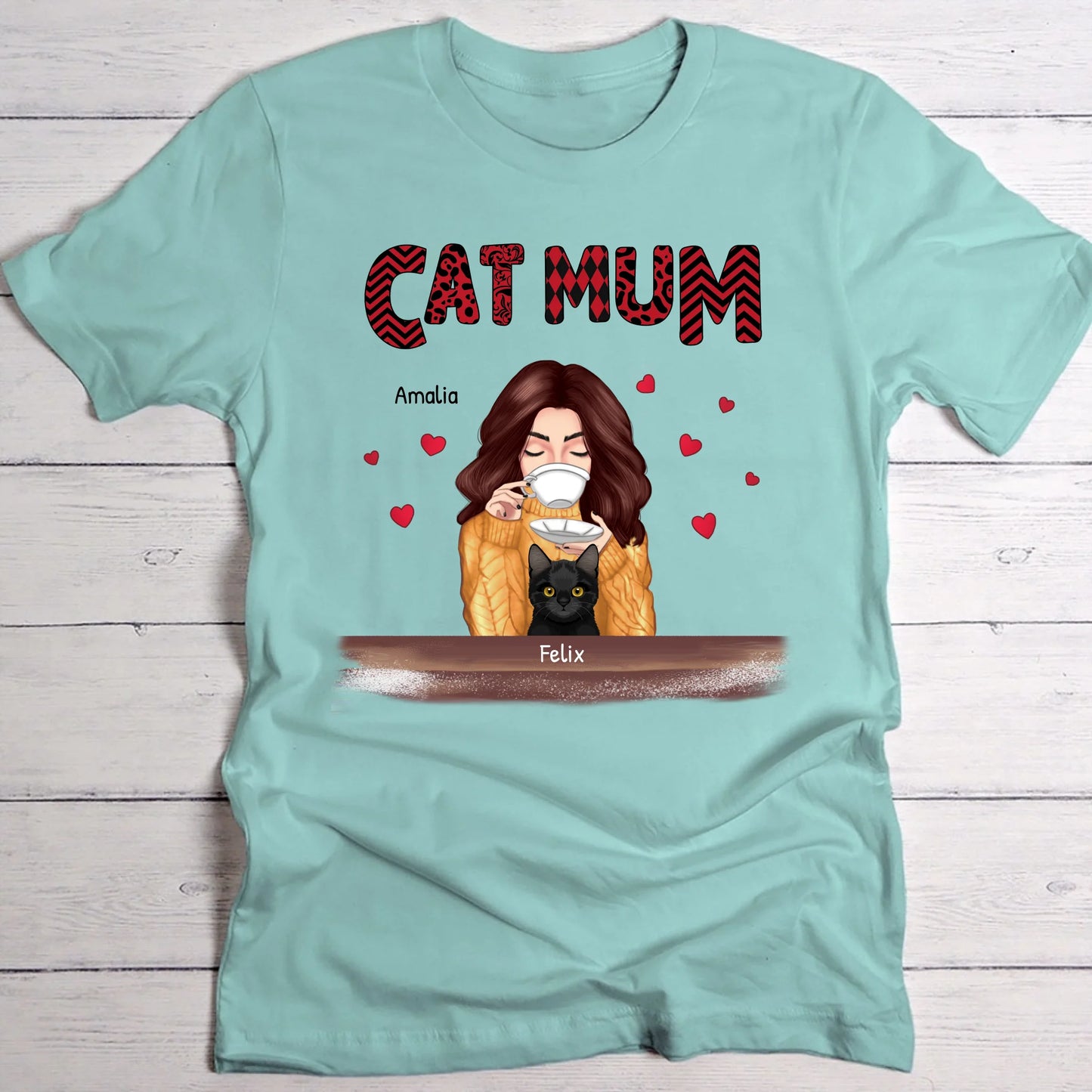 Mijn kat & ik - Gepersonaliseerde T-Shirt