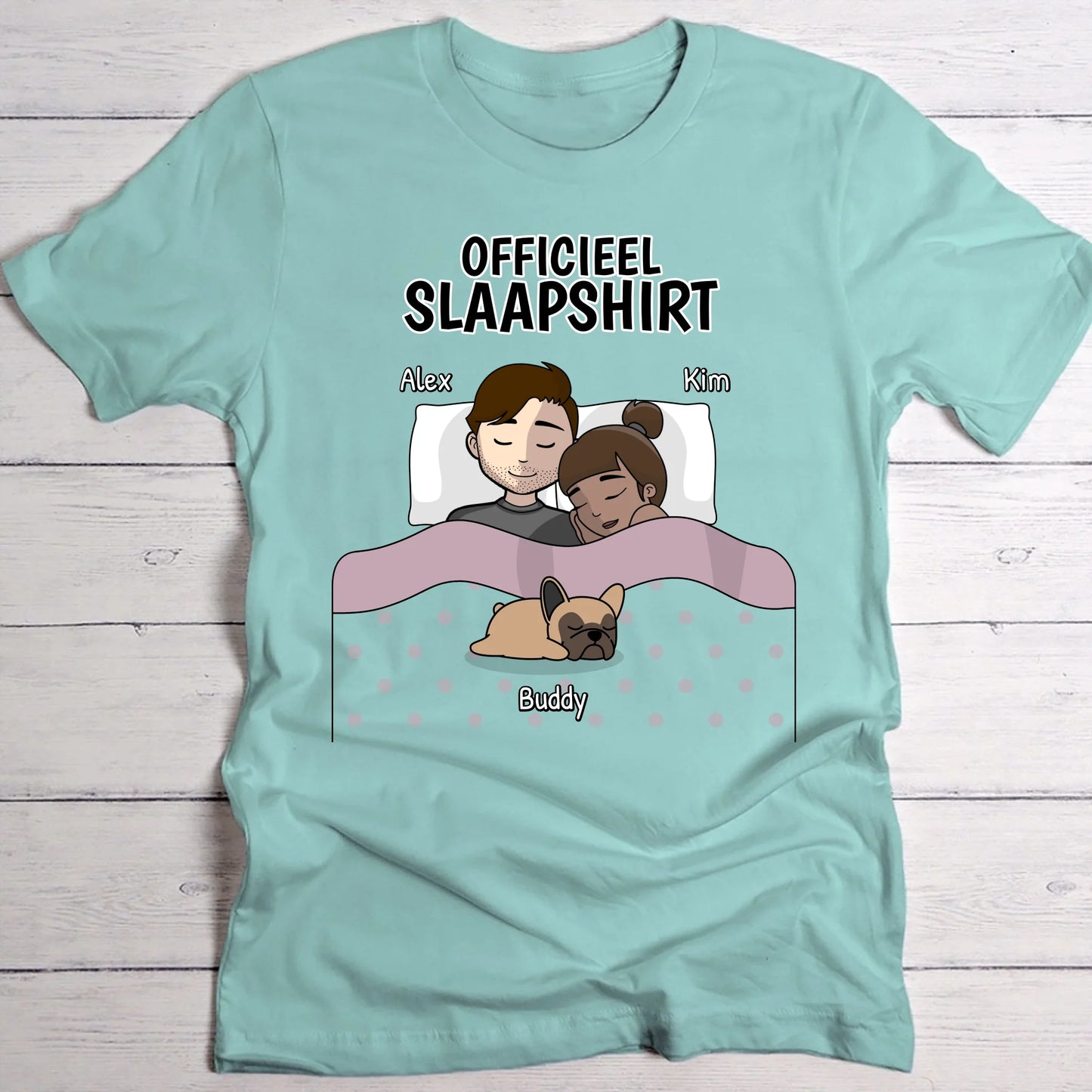 Knuffeltijd met pluisneuzen - Gepersonaliseerd T-Shirt