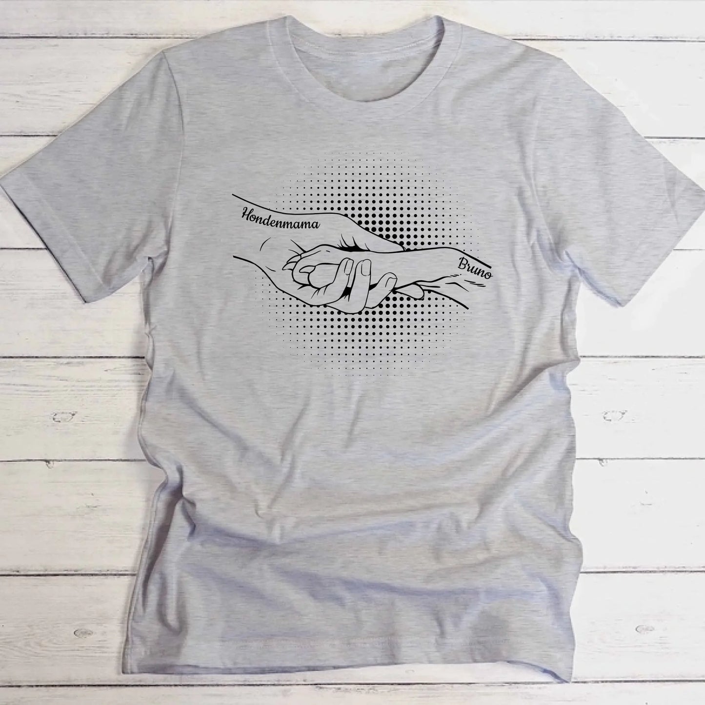 Hand en poot - Gepersonaliseerde T-Shirt