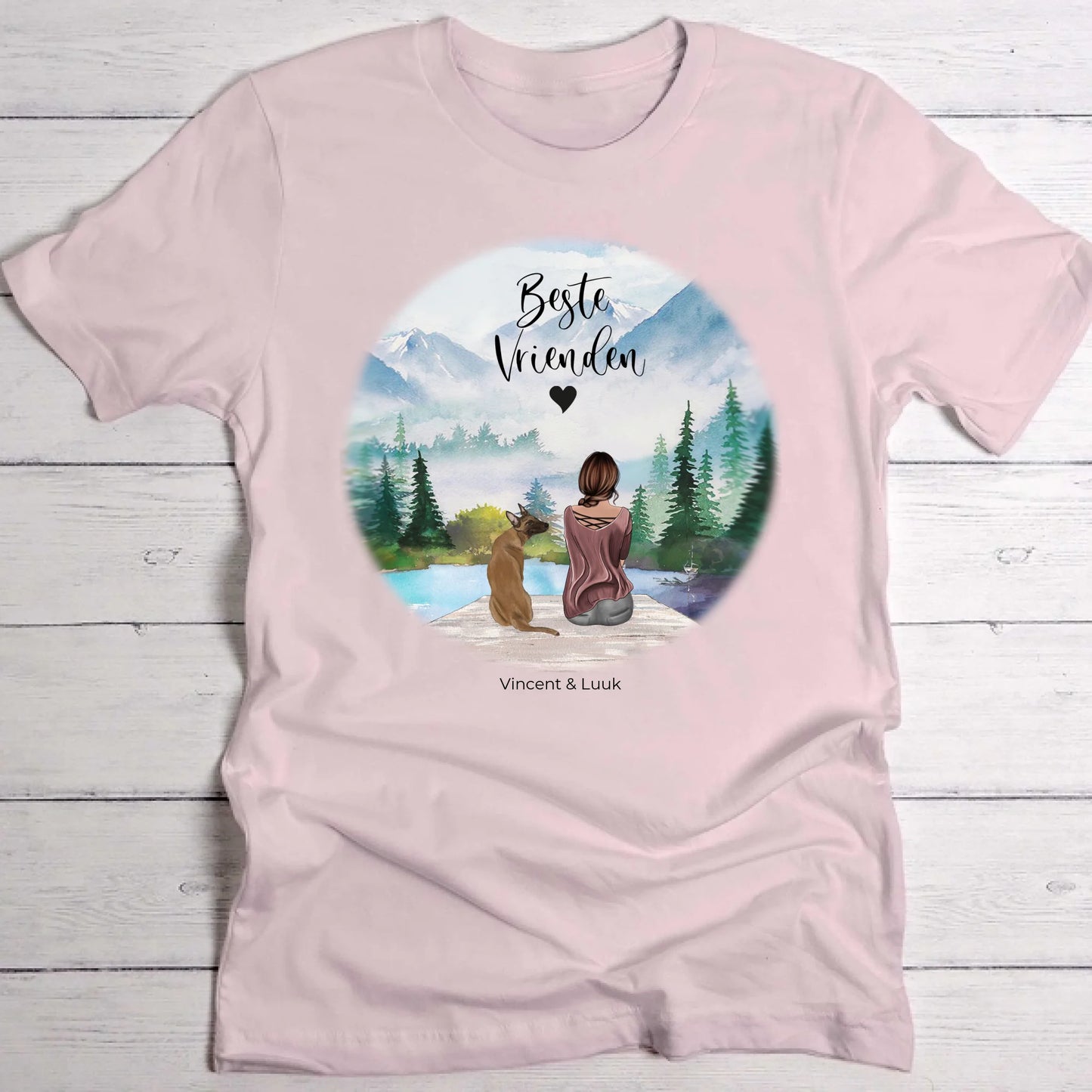 Onderweg met huisdieren - Gepersonaliseerde T-Shirt