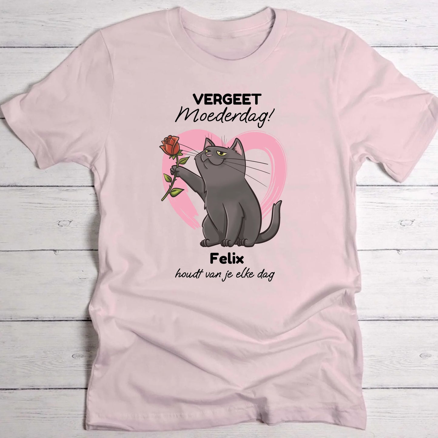 Jouw kat houdt van jou - Gepersonaliseerde T-Shirt