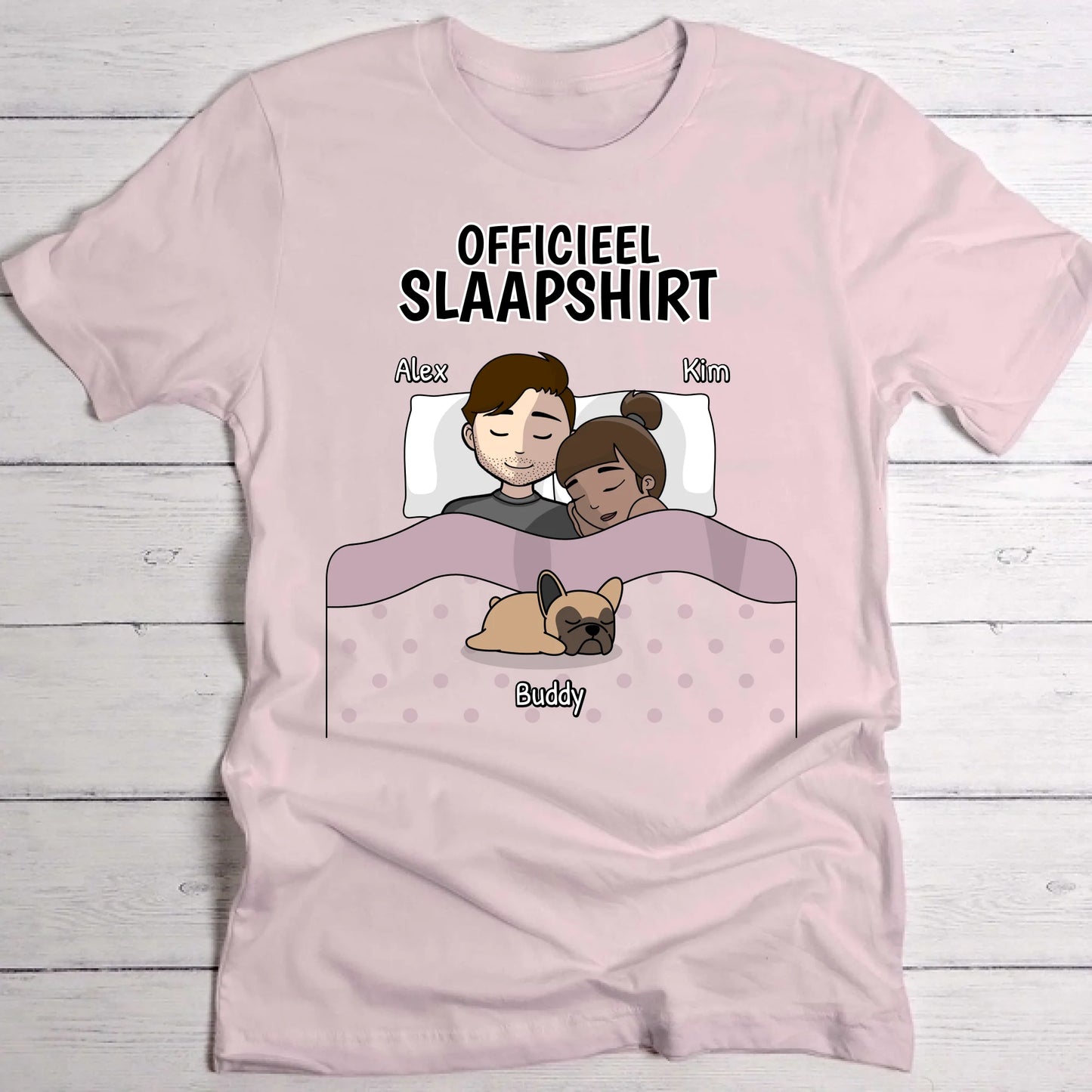 Knuffeltijd met pluisneuzen - Gepersonaliseerd T-Shirt