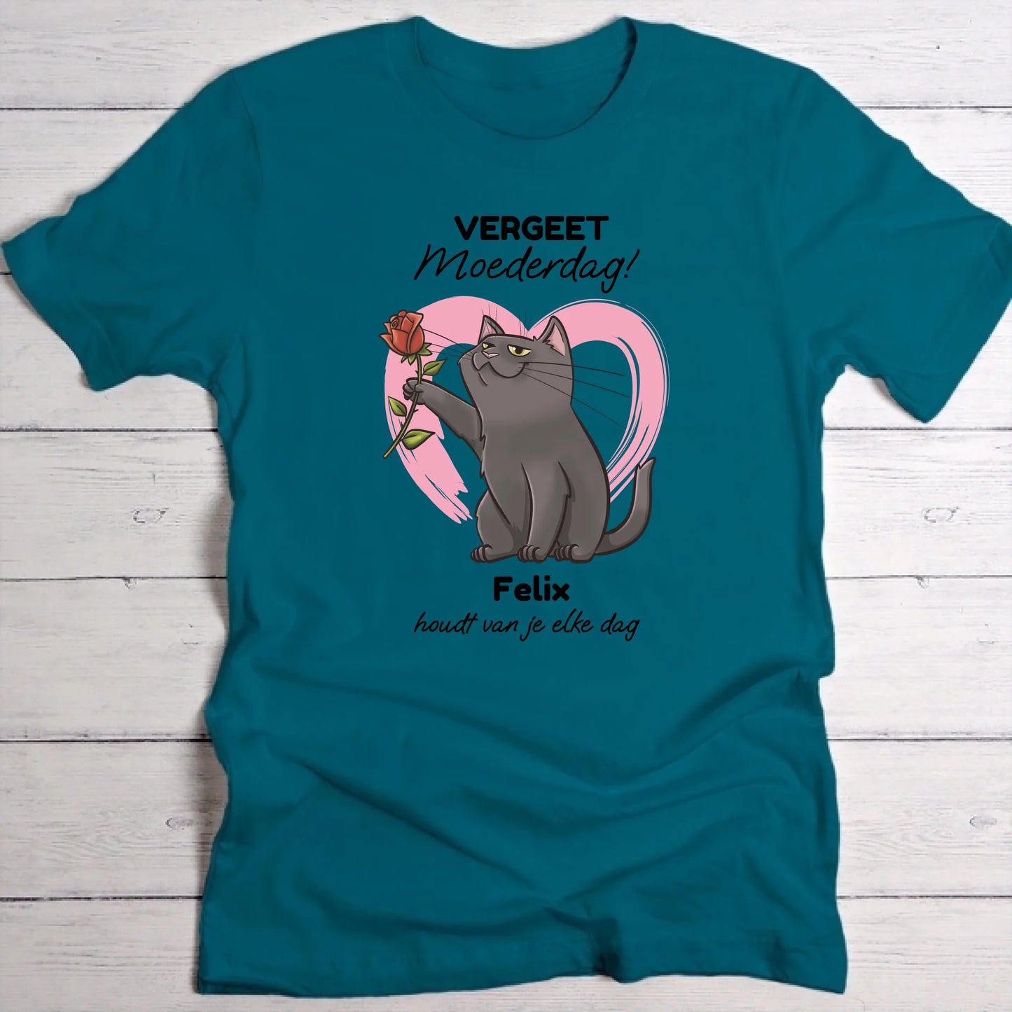 Jouw kat houdt van jou - Gepersonaliseerde T-Shirt