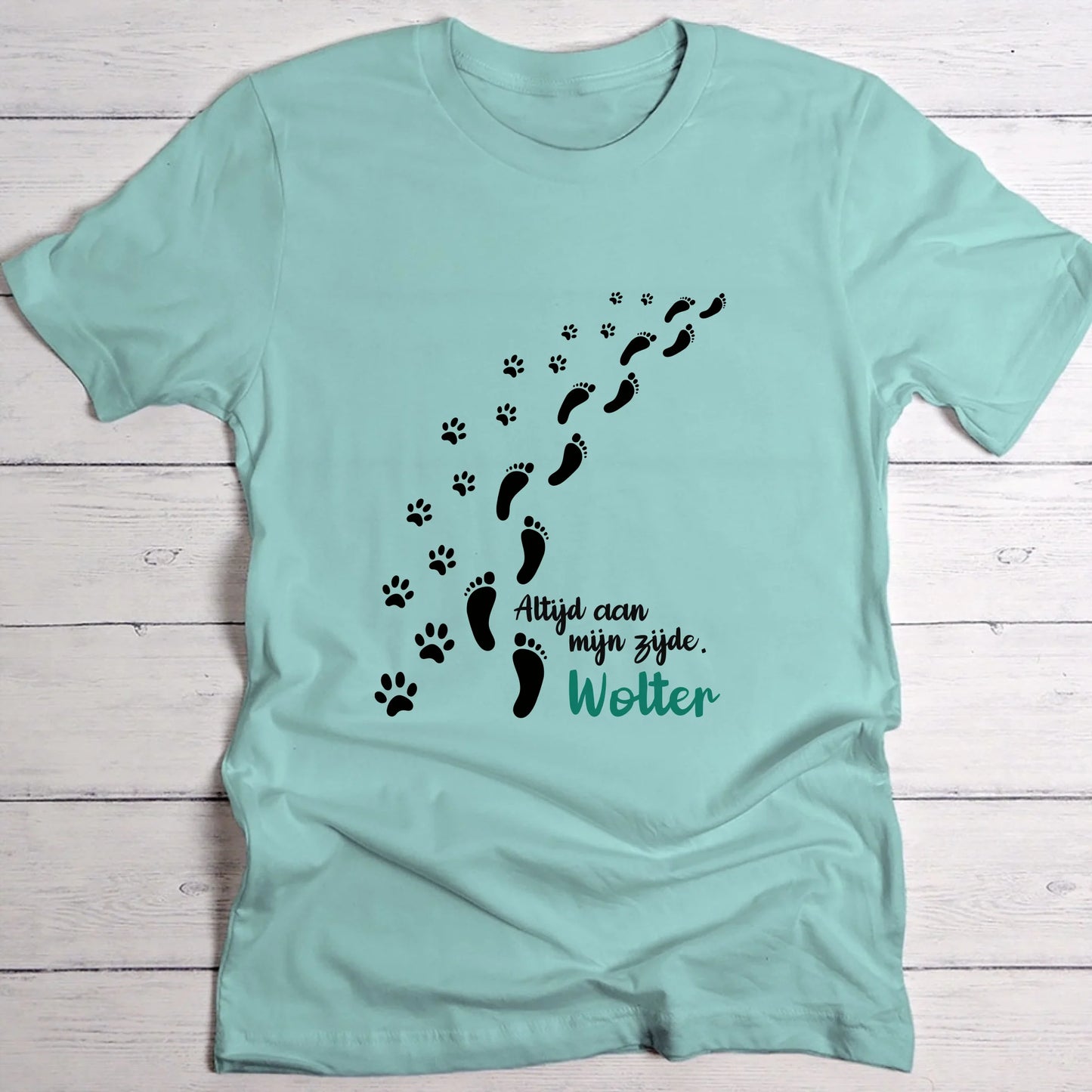 Altijd aan mijn zijde - Gepersonaliseerde T-Shirt