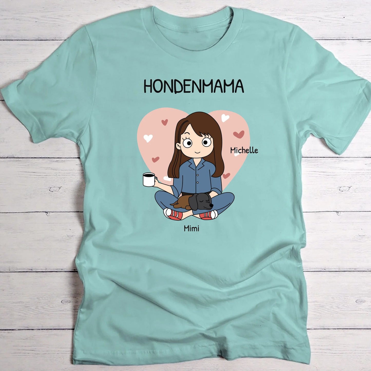 Pet parent - Gepersonaliseerde T-Shirt (Comic Style)