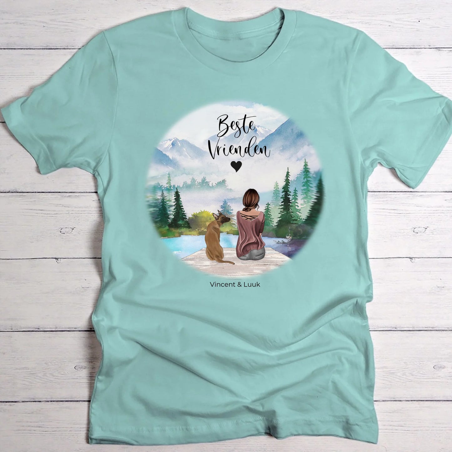 Onderweg met huisdieren - Gepersonaliseerde T-Shirt
