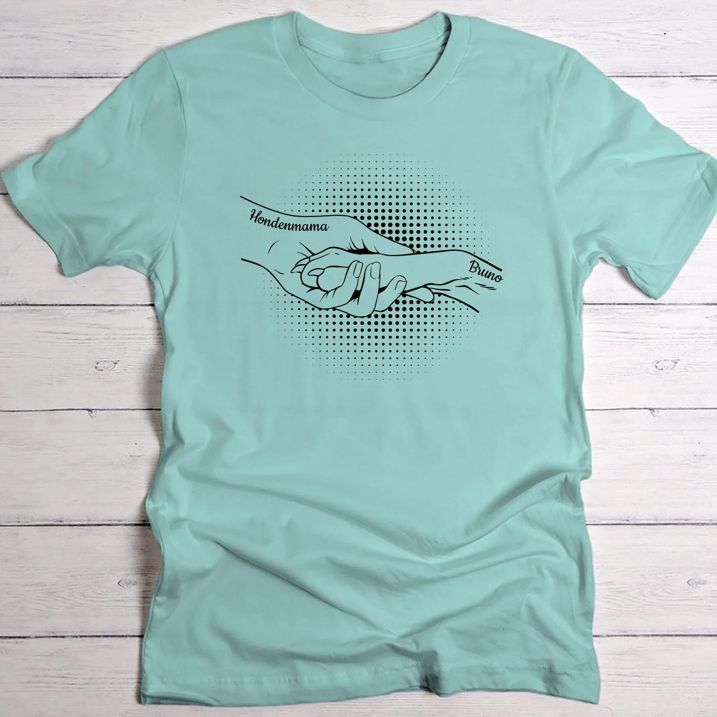 Hand en poot - Gepersonaliseerde T-Shirt