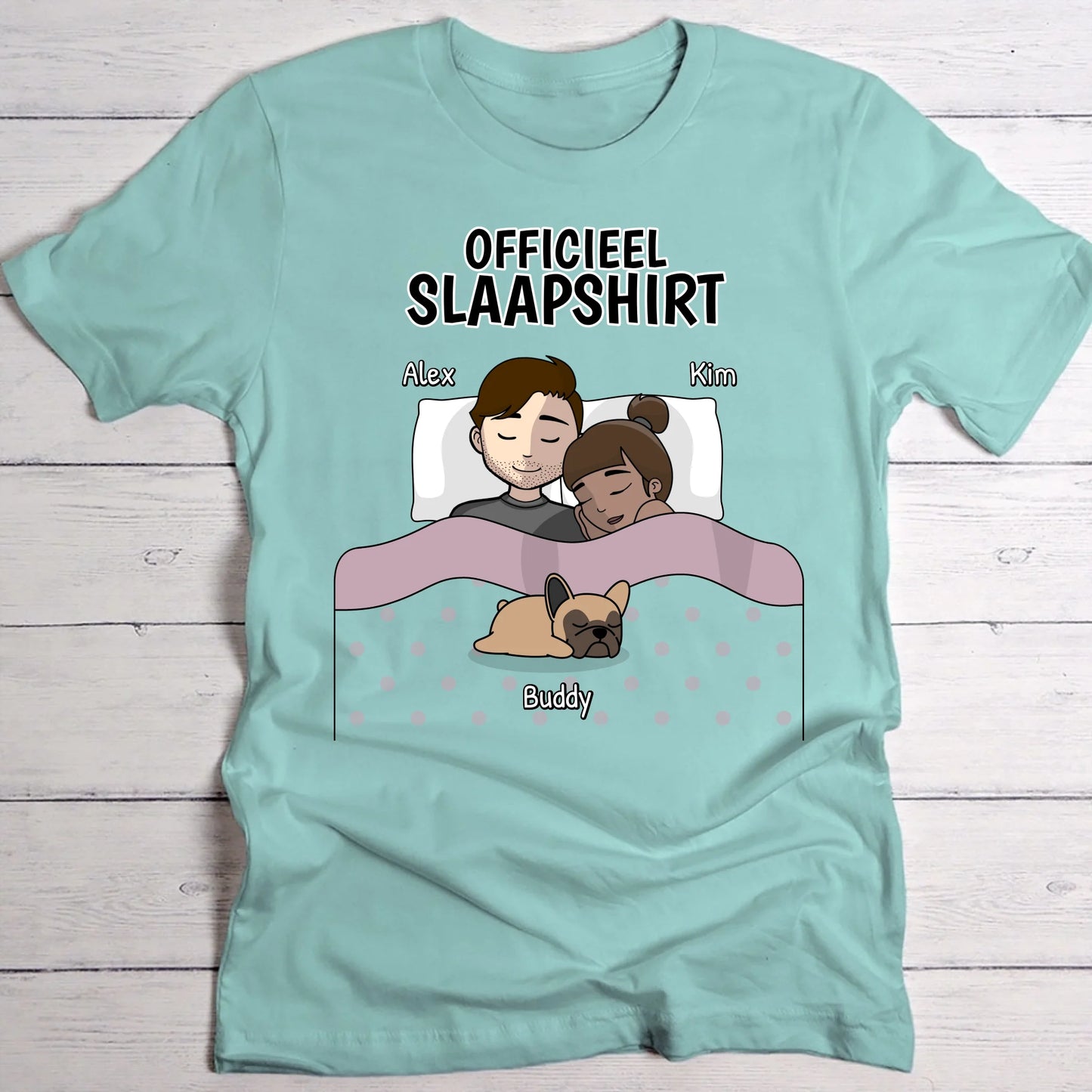 Knuffeltijd met pluisneuzen - Gepersonaliseerd T-Shirt