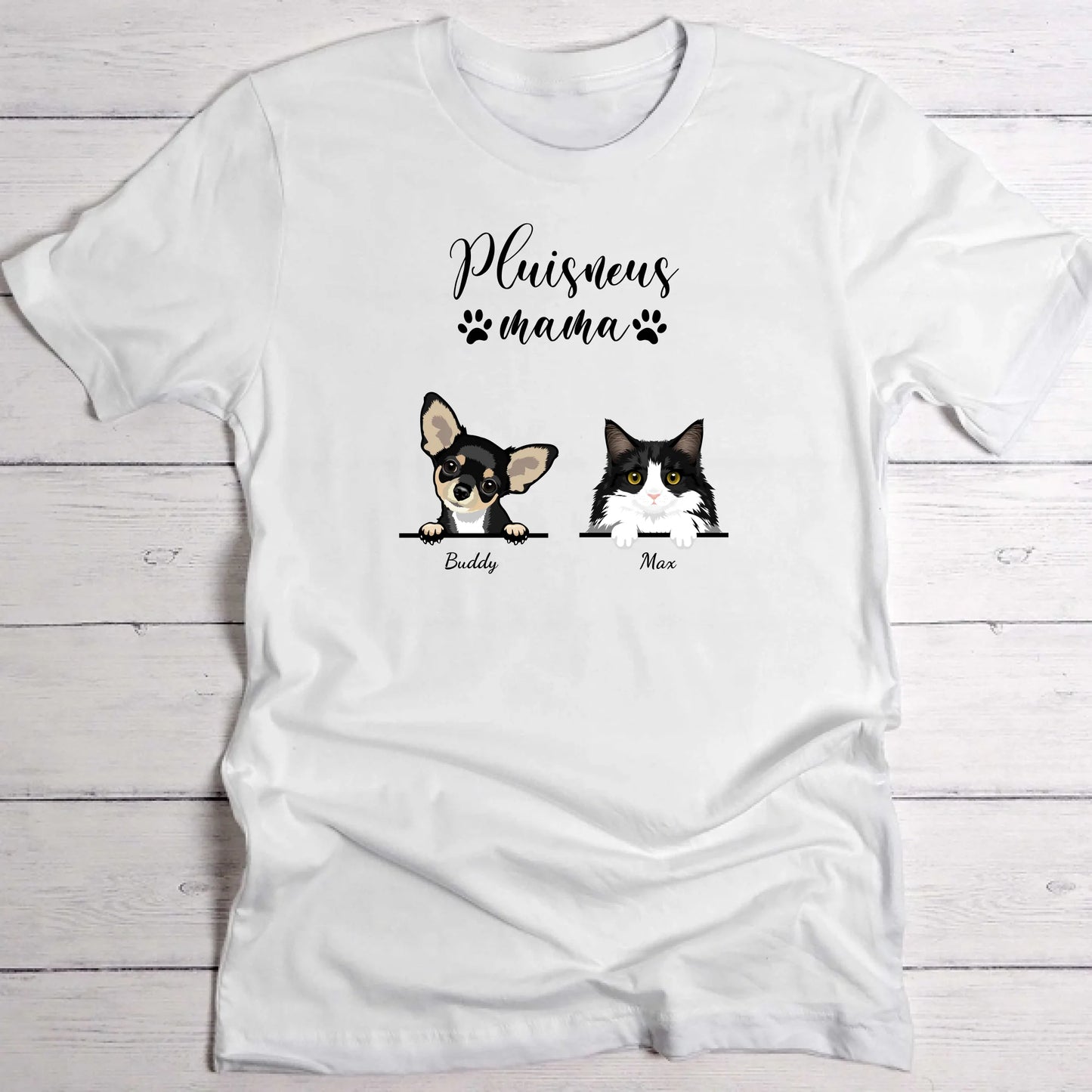 Huisdier ouders - Gepersonaliseerde T-Shirt
