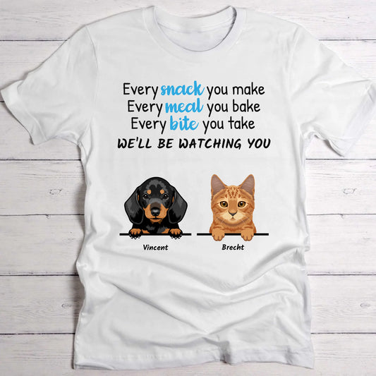I'll be watching you - Gepersonaliseerde T-Shirt