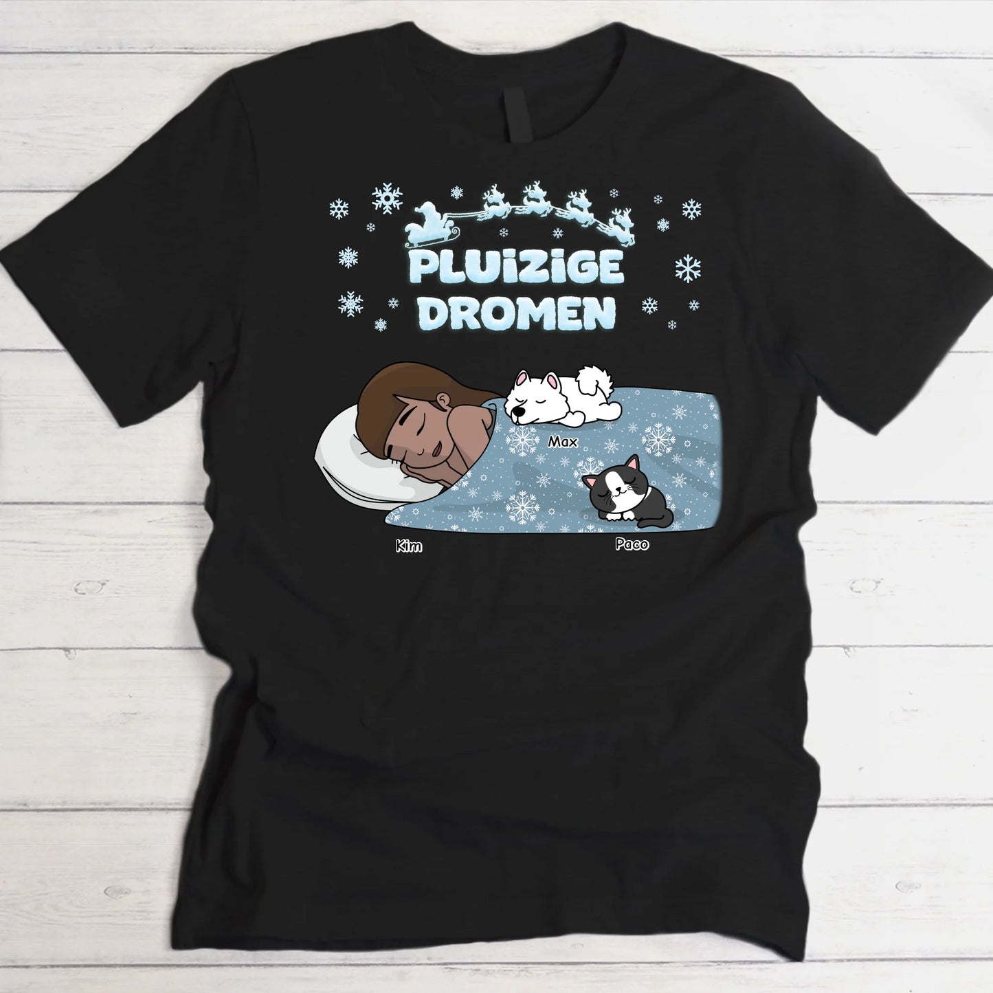 Pluizige Dromen - Gepersonaliseerde T-Shirt