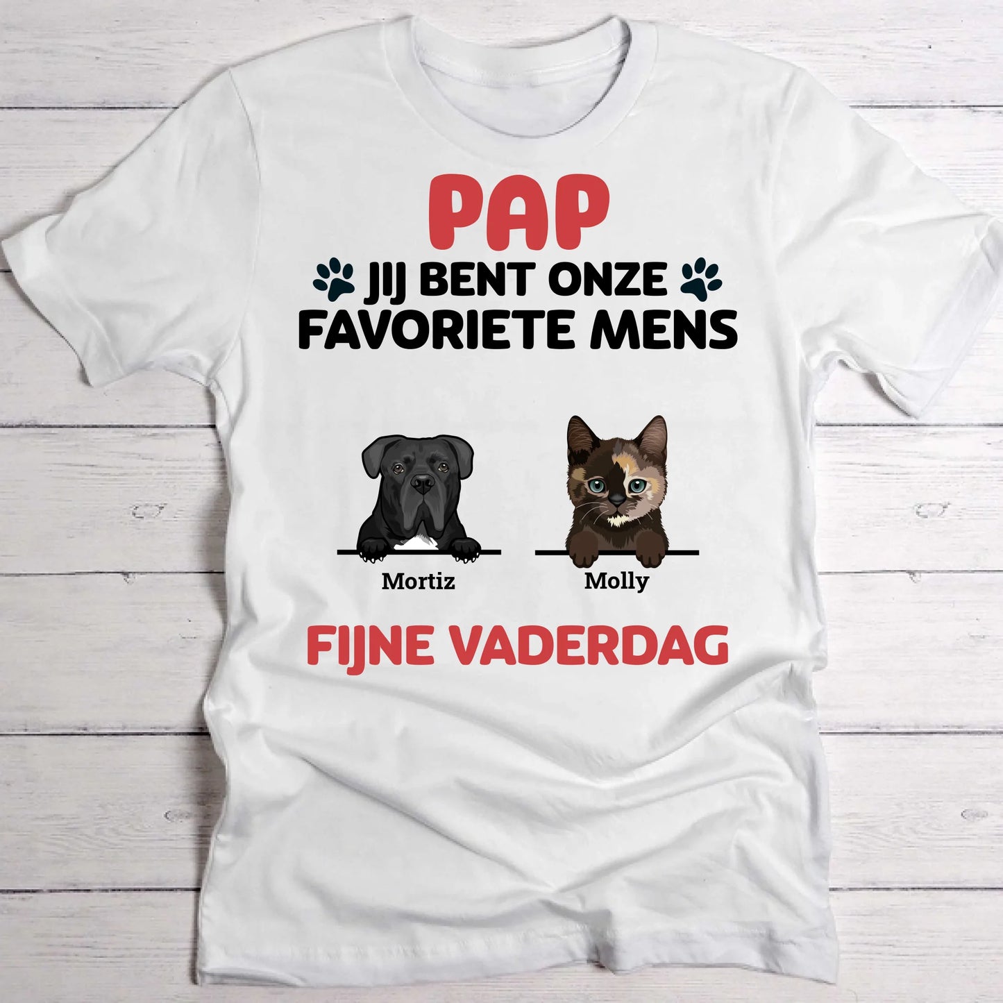 Favoriete mens - gepersonaliseerd T-Shirt