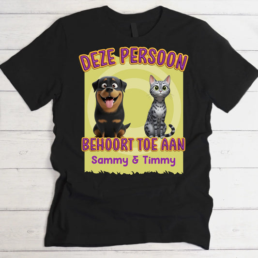 Deze persoon is van mij - Gepersonaliseerd T-Shirt
